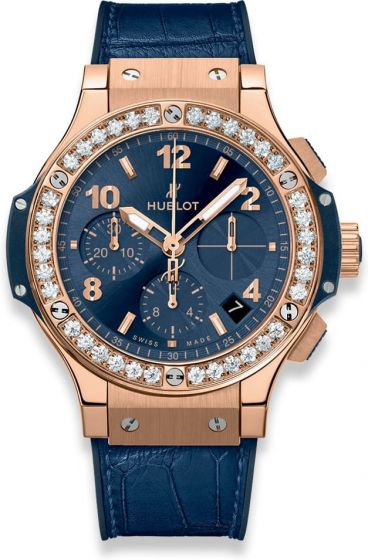 Cheap HUBLOT BIG BANG GOLD BLUE DIAMONDS 41MM 341.PX.7180.LR.1204 replica women watch for sale